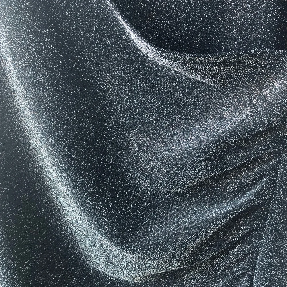 APRICOT Black Shimmer Mini Dress —#063 - Picture 4 of 15